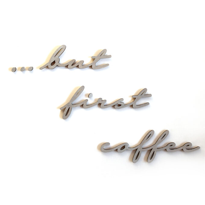 But first coffee