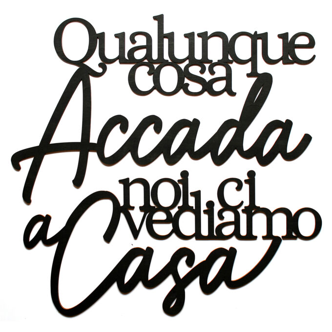 Qualunque cosa accada
