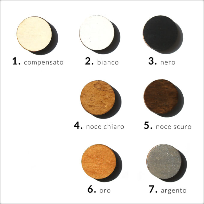 Colori e Finiture in legno