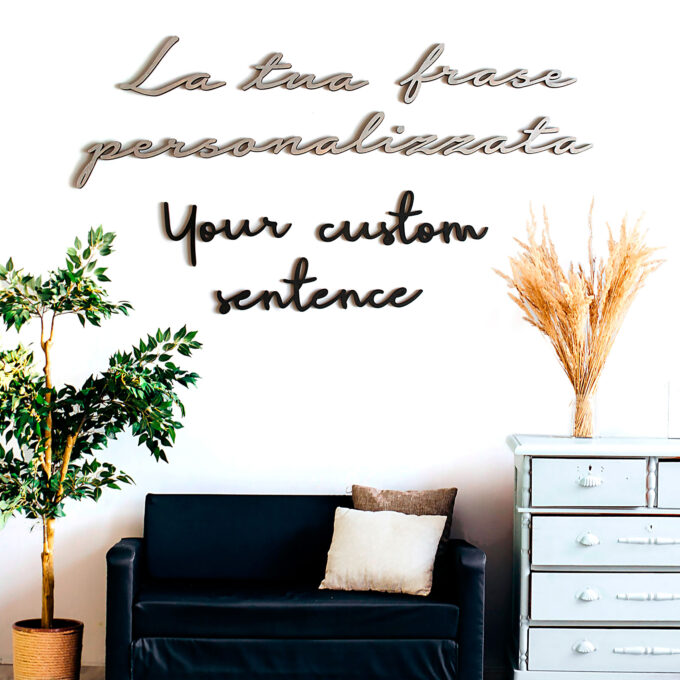 Scritta personalizzata